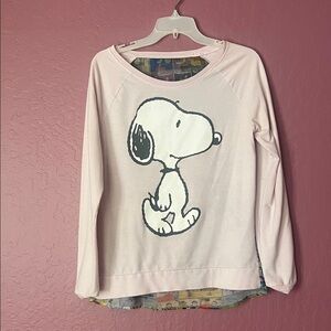 Vintage Snoopy Long Sleeve. Size Small